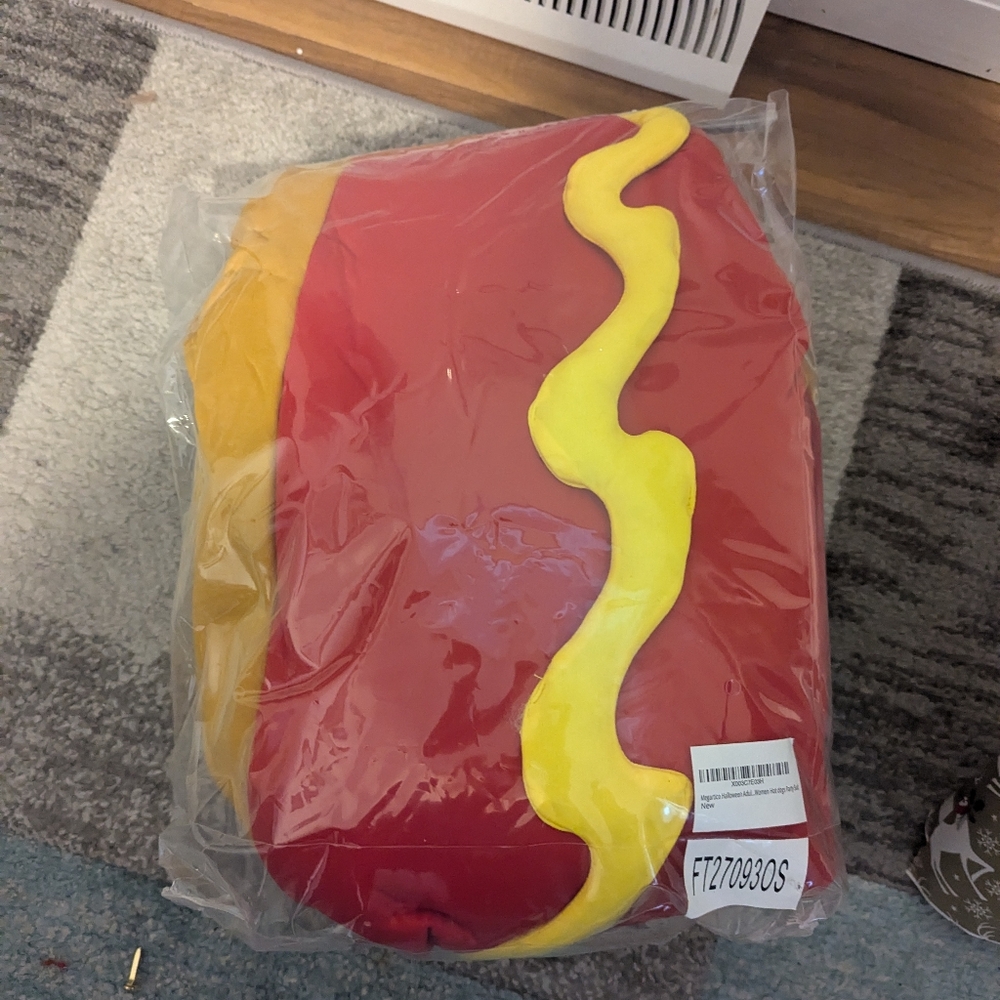 Adult hotdog costume